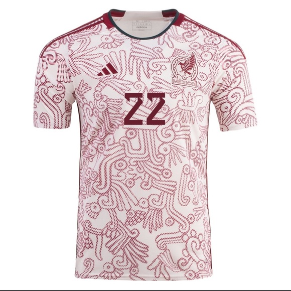 ADIDAS MEXICO WORLD CUP 2022 AWAY LOZANO JERSEY, size 2XL - Picture 1 of 5